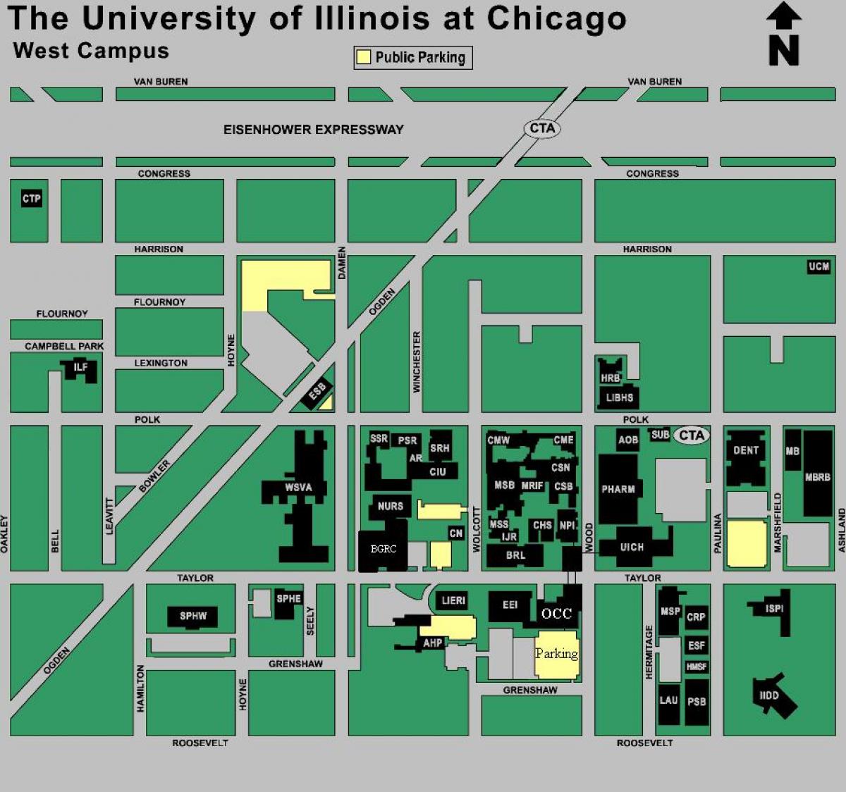 mapa ng UIC campus
