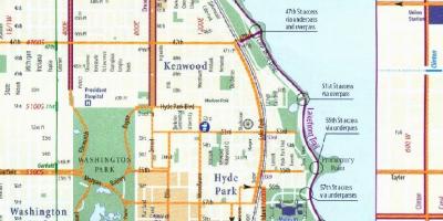 Chicago bike lane mapa