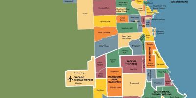 Mapa ng mga kapitbahayan sa Chicago