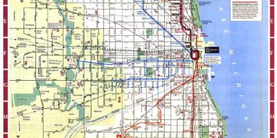 Mapa ng Chicago sa mga limitasyon ng lungsod
