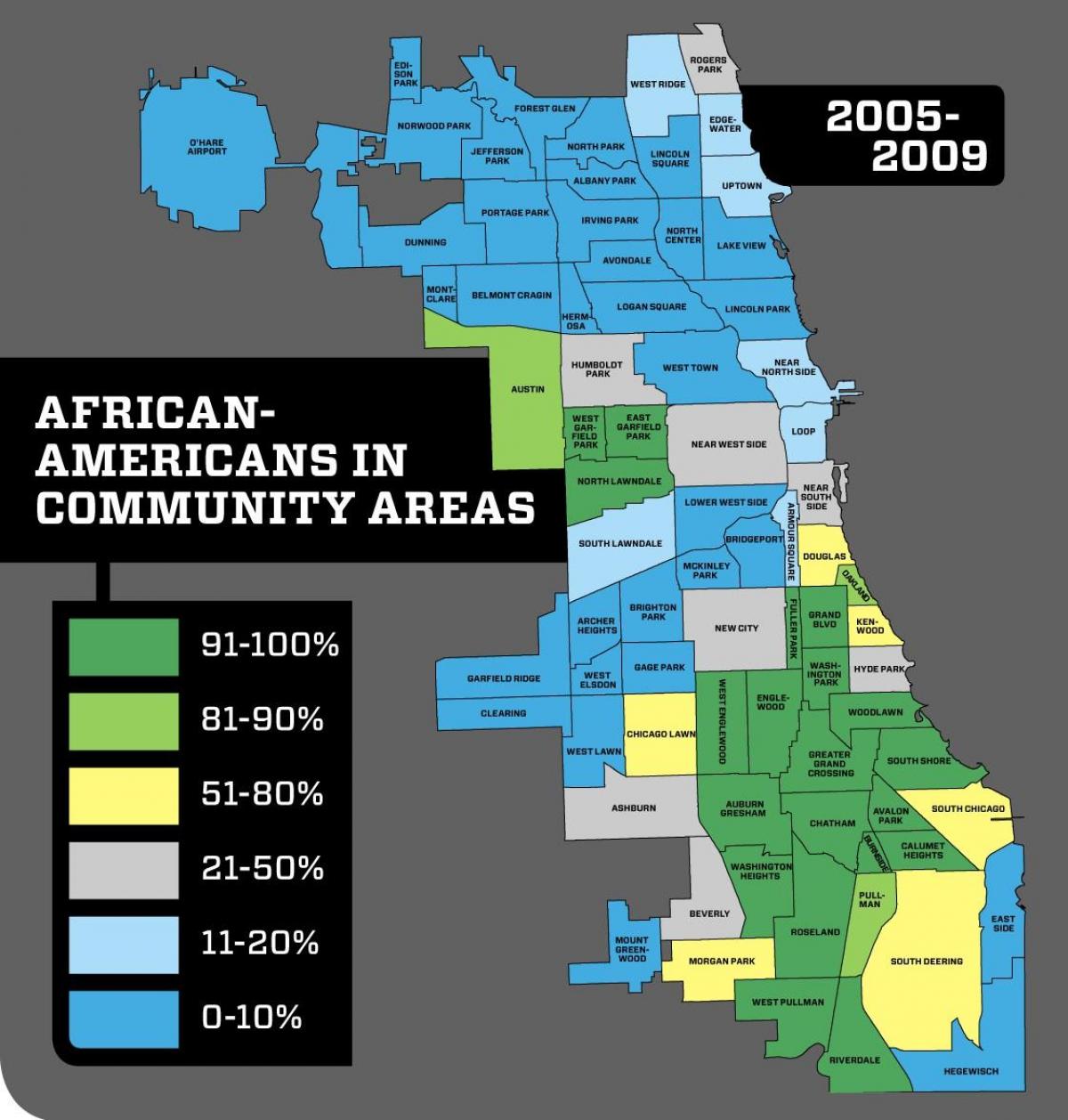 Chicago kapitbahayan krimen mapa