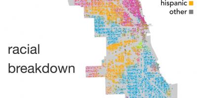 Mapa ng Chicago mga ethnicity